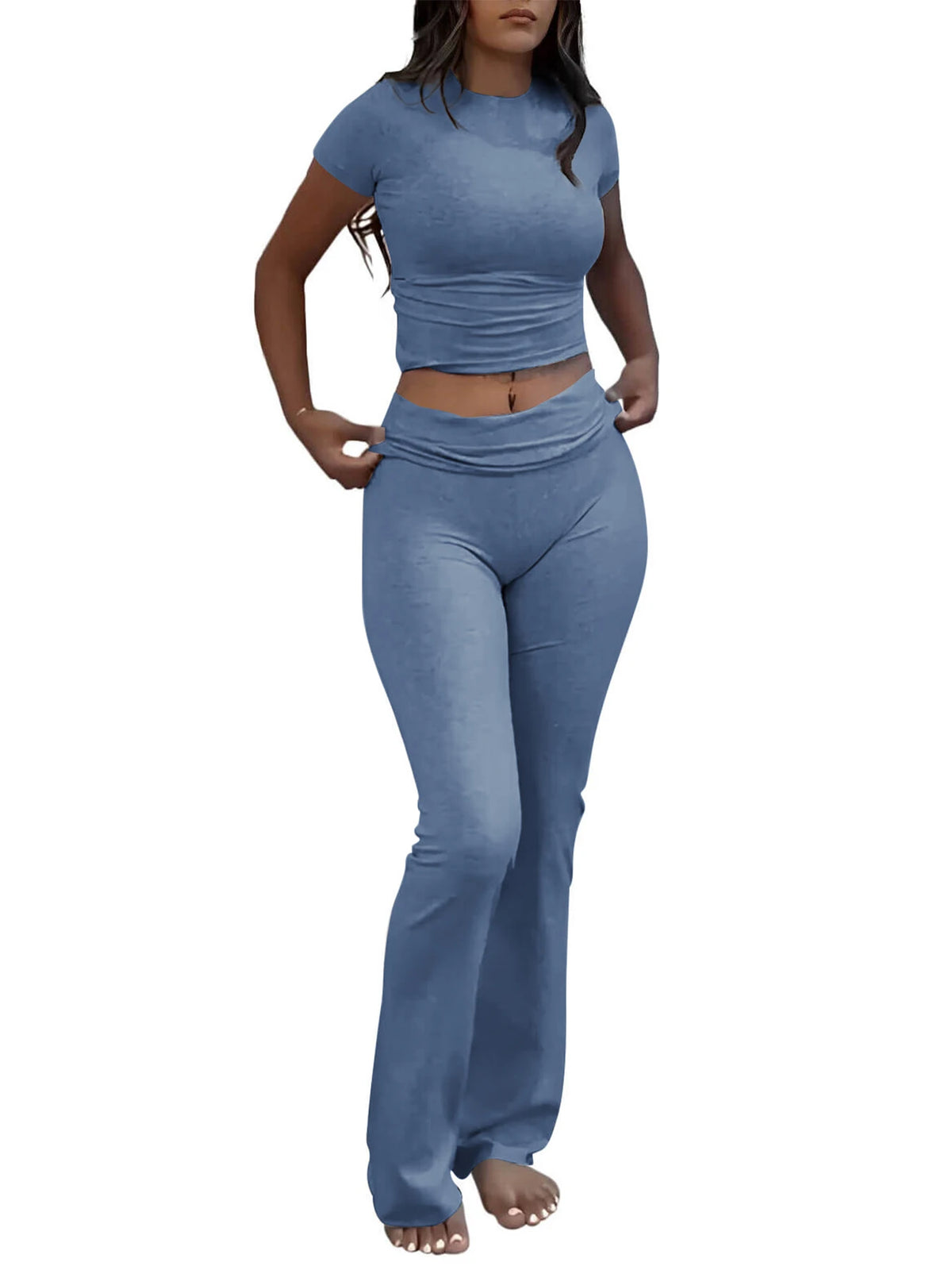 Cropped Workout Set