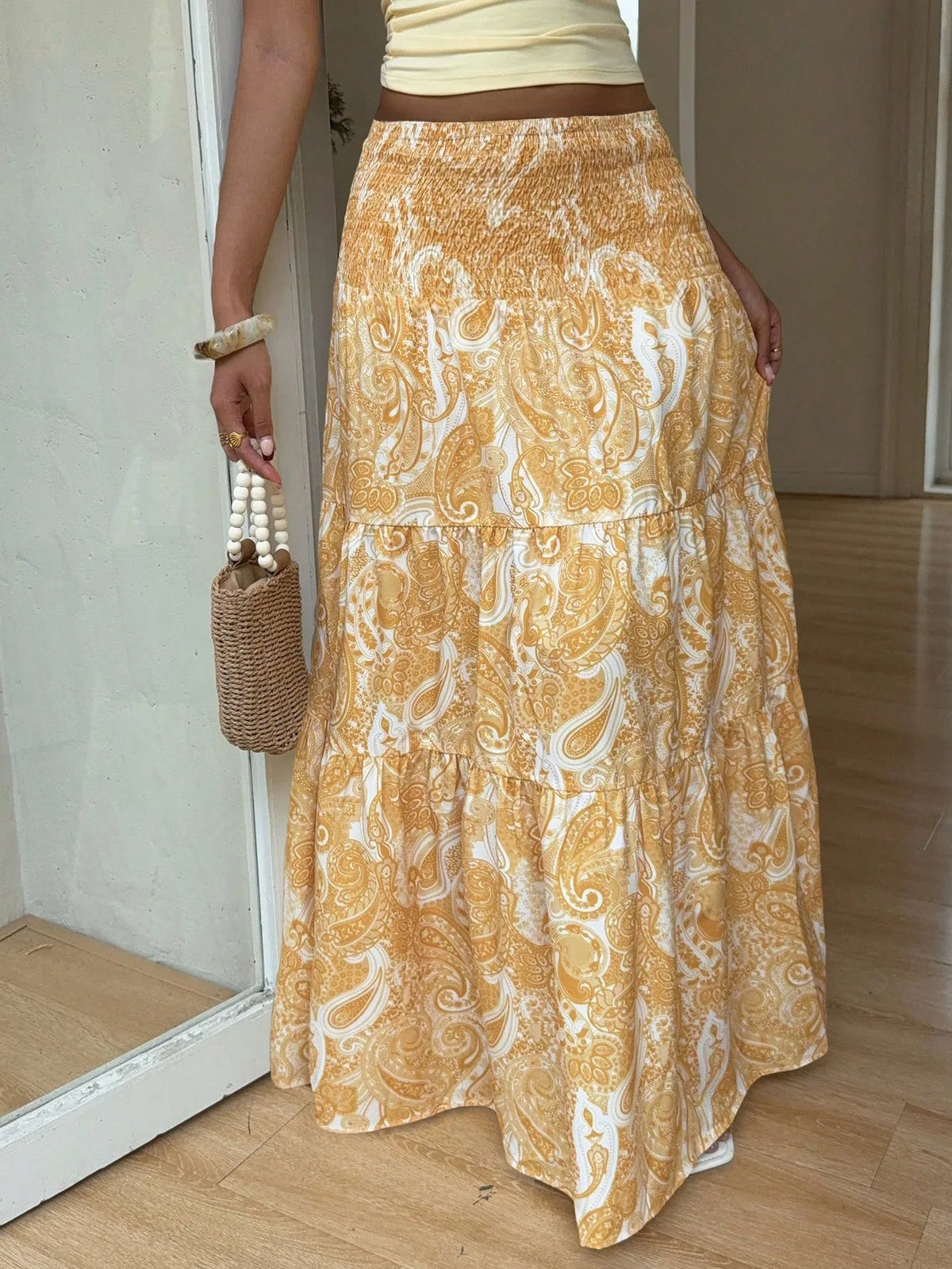 Bohemian Print Skirt