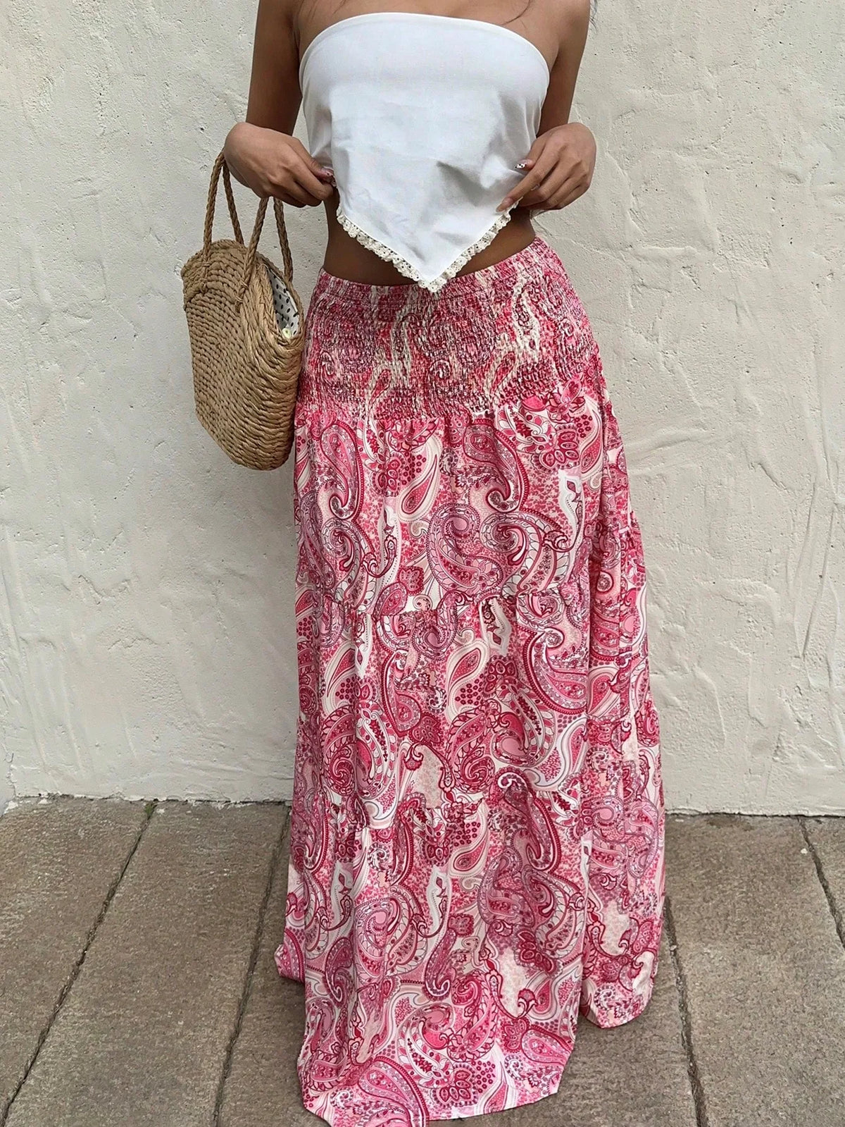 Bohemian Print Skirt