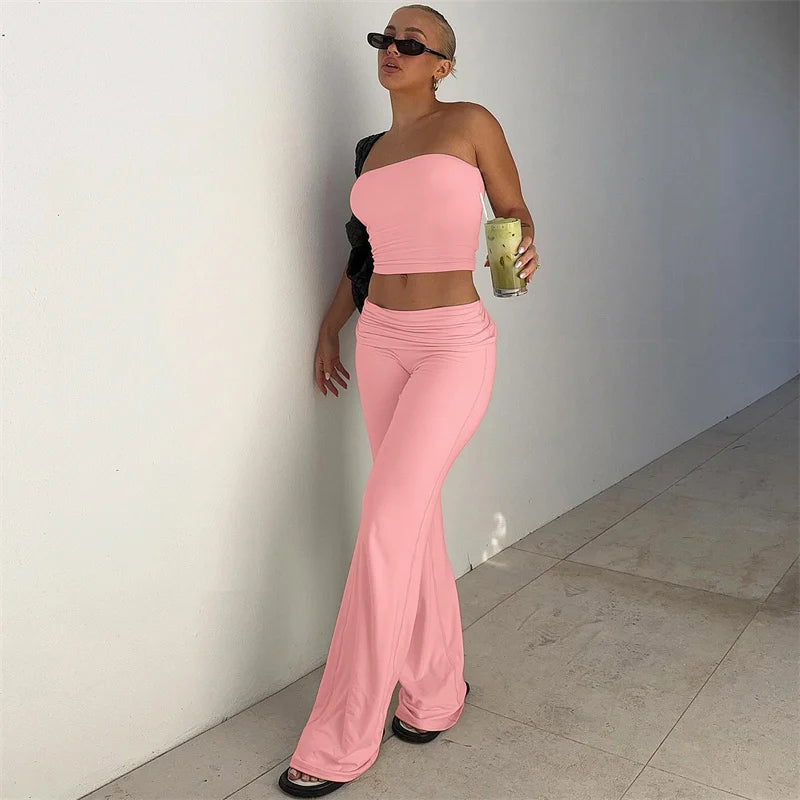 Solid Two Piece Set