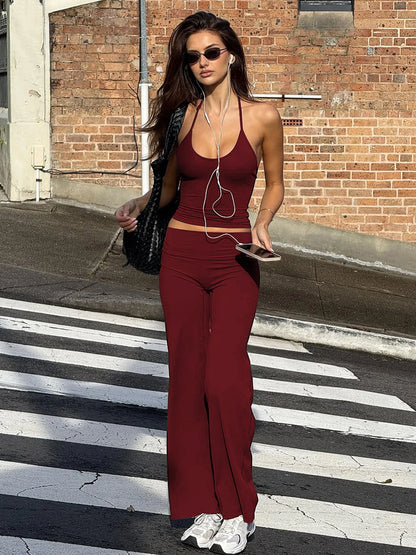 Halter Top & Trouser Set