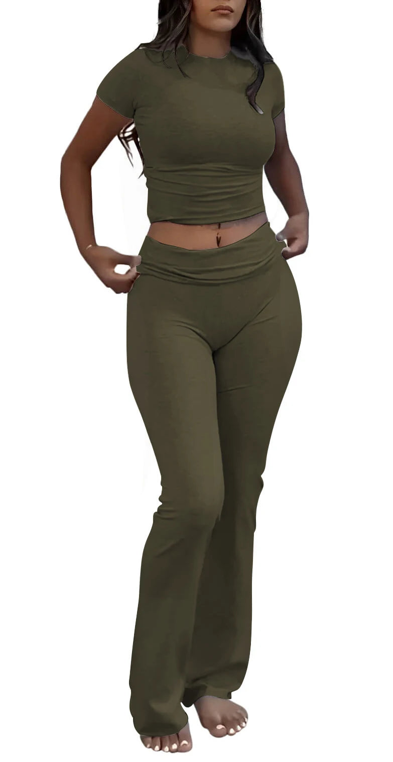 Cropped Workout Set