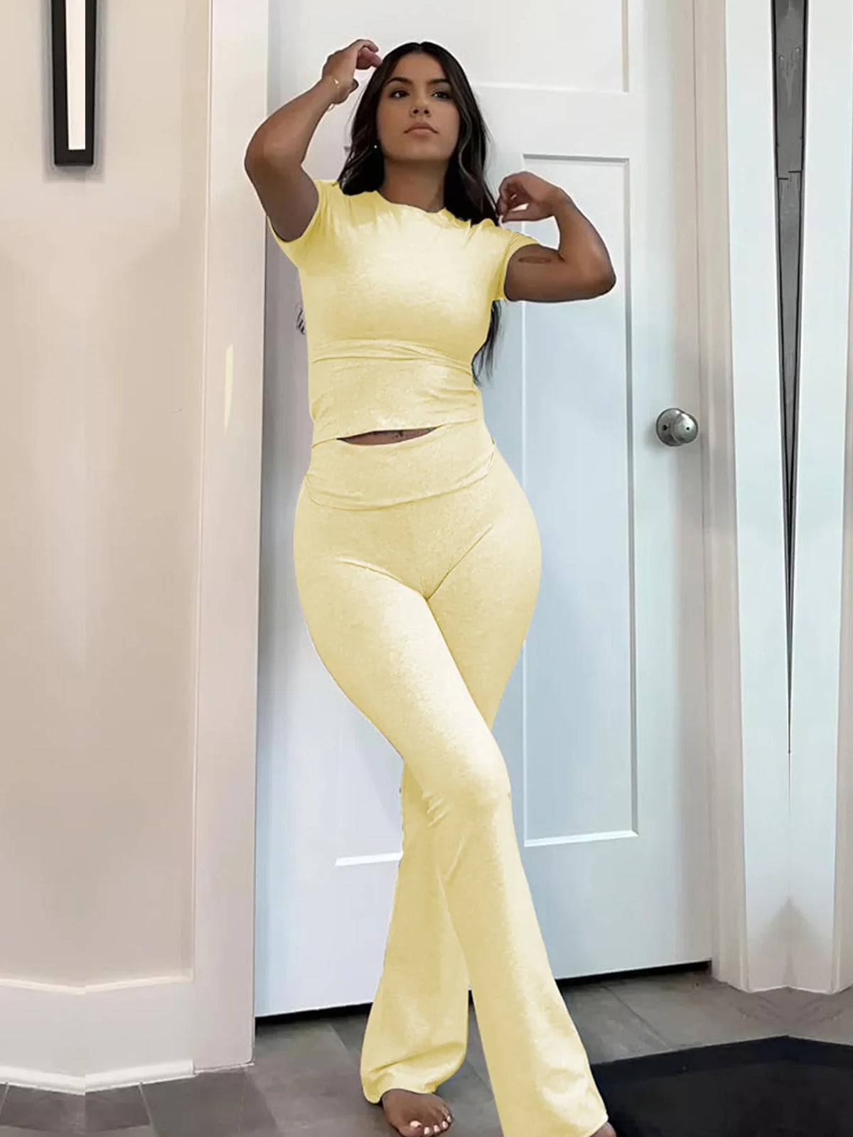 Cropped Workout Set