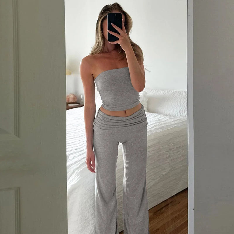 Solid Two Piece Set