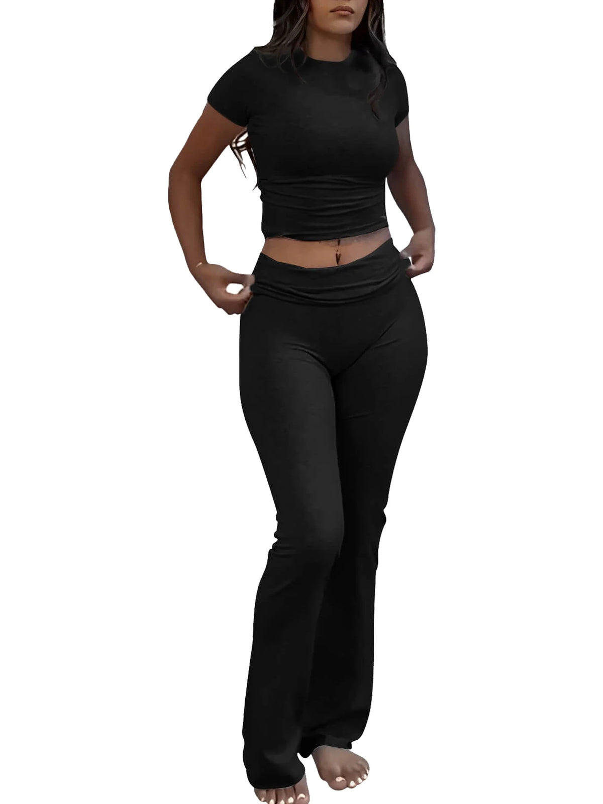 Cropped Workout Set