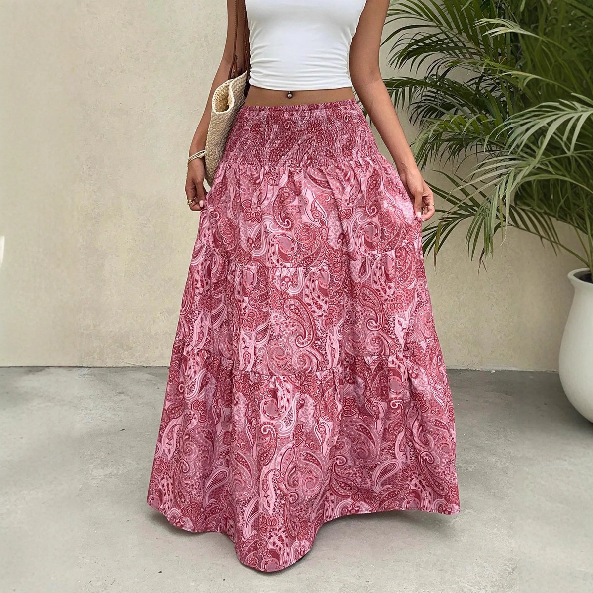 Bohemian Print Skirt