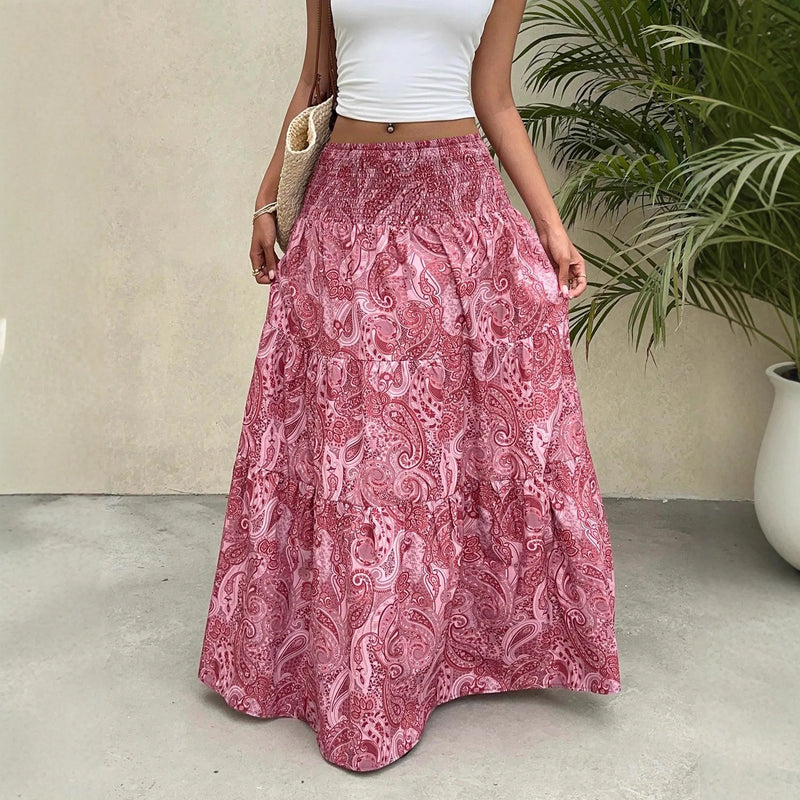 Bohemian Print Skirt