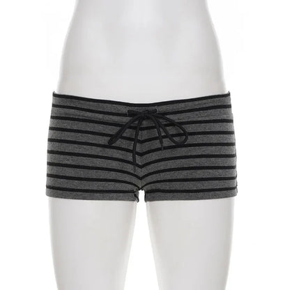 Striped Top & Shorts Set
