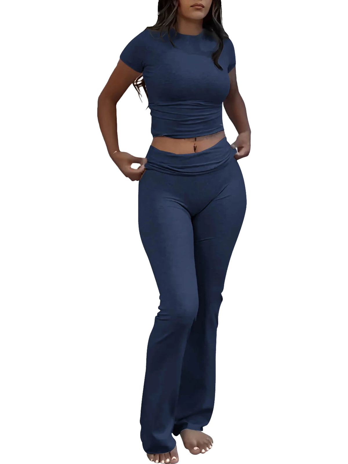 Cropped Workout Set