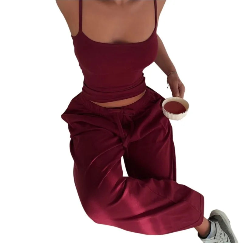Backless Top & Trouser Set