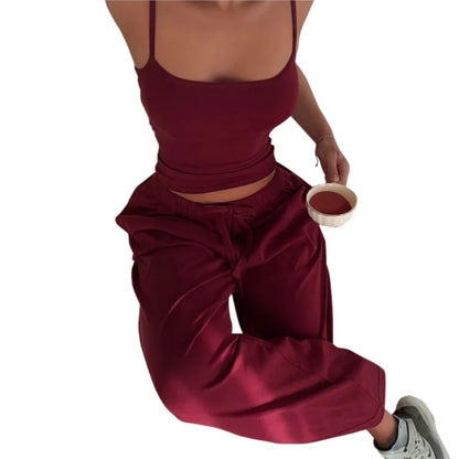 Backless Top & Trouser Set