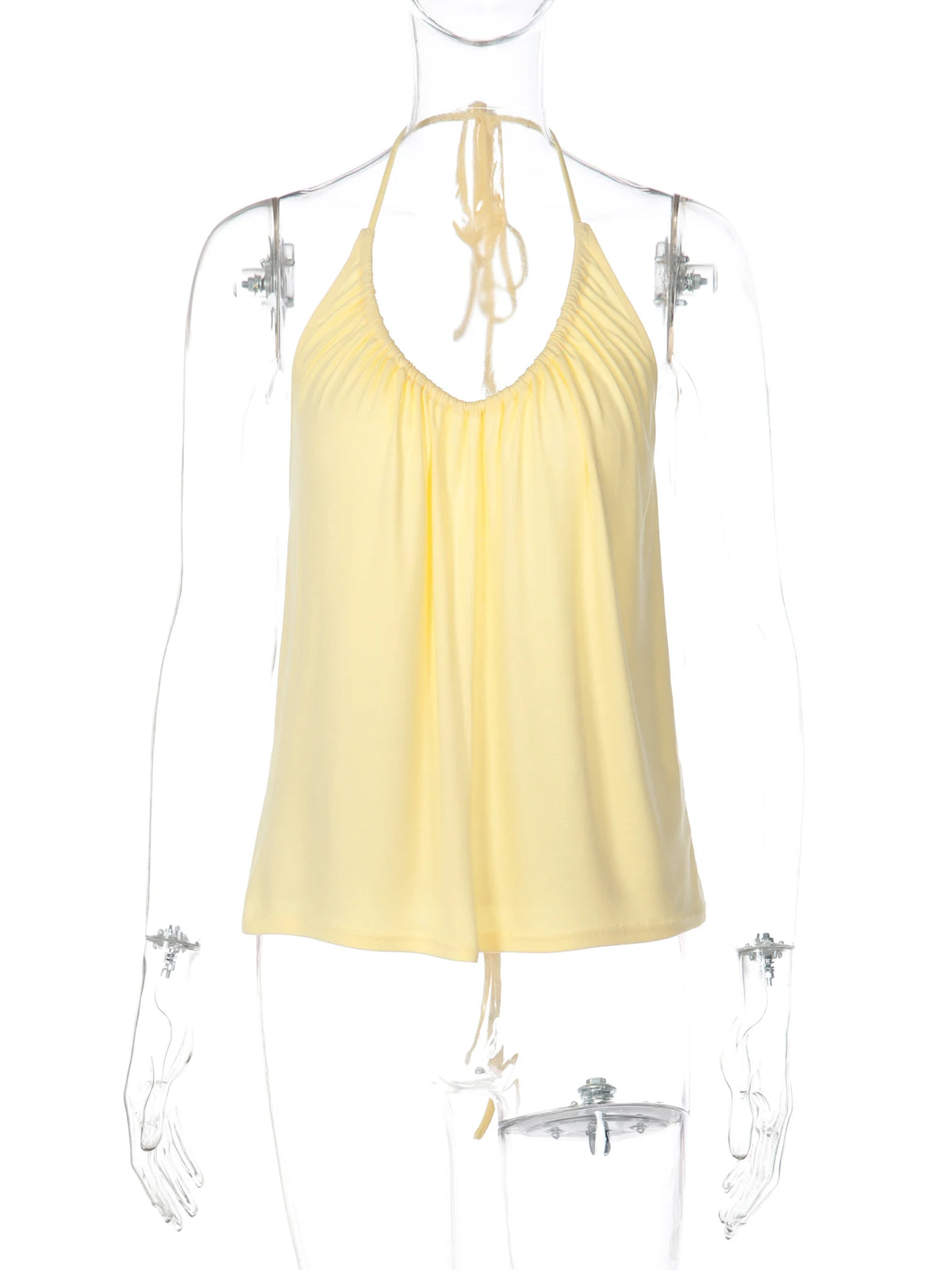 Lace-Up Halter Cami