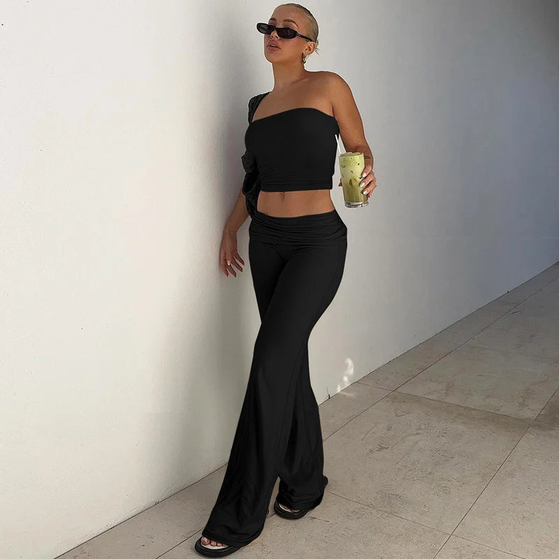 Solid Two Piece Set
