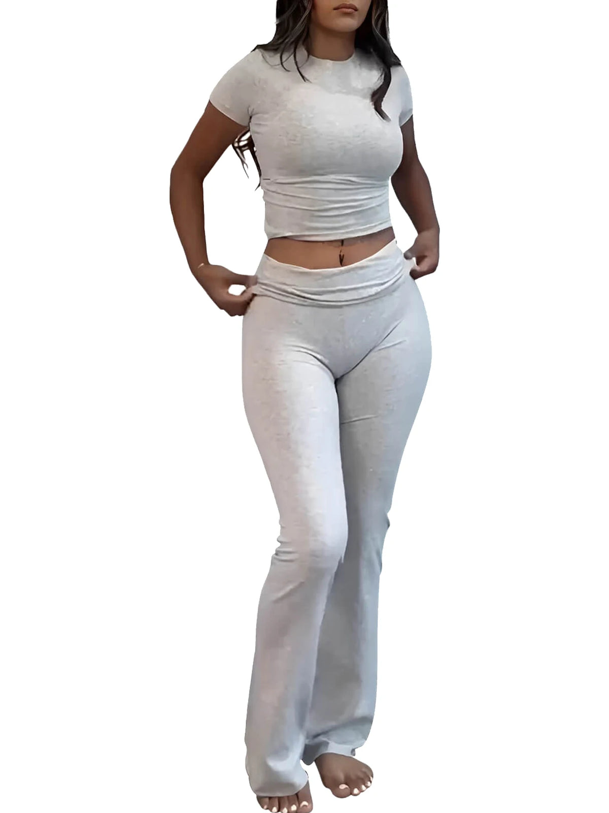 Cropped Workout Set