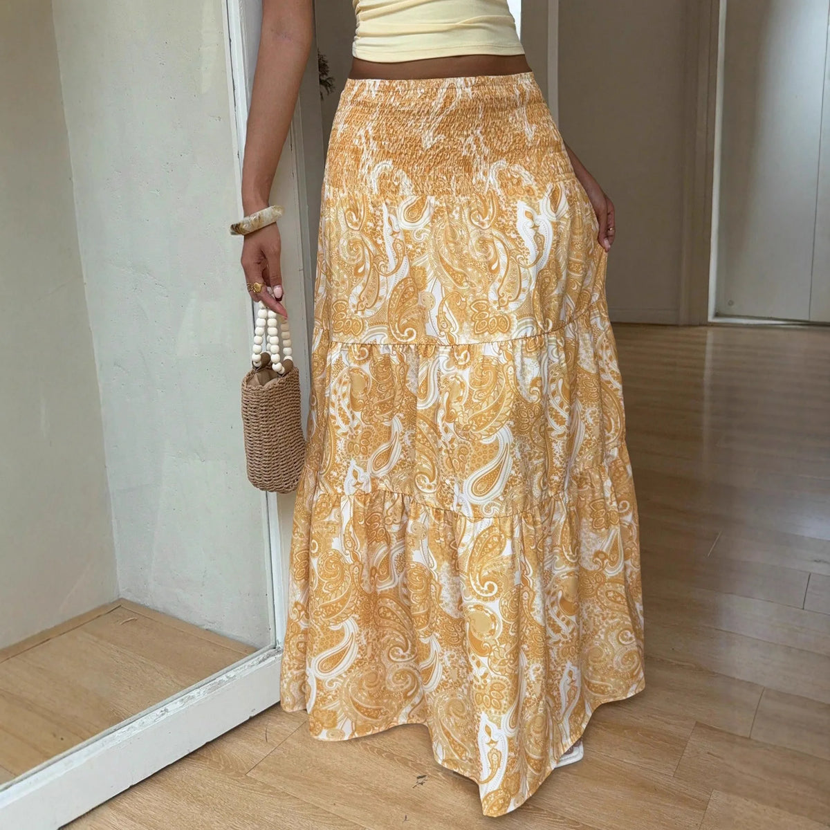 Bohemian Print Skirt