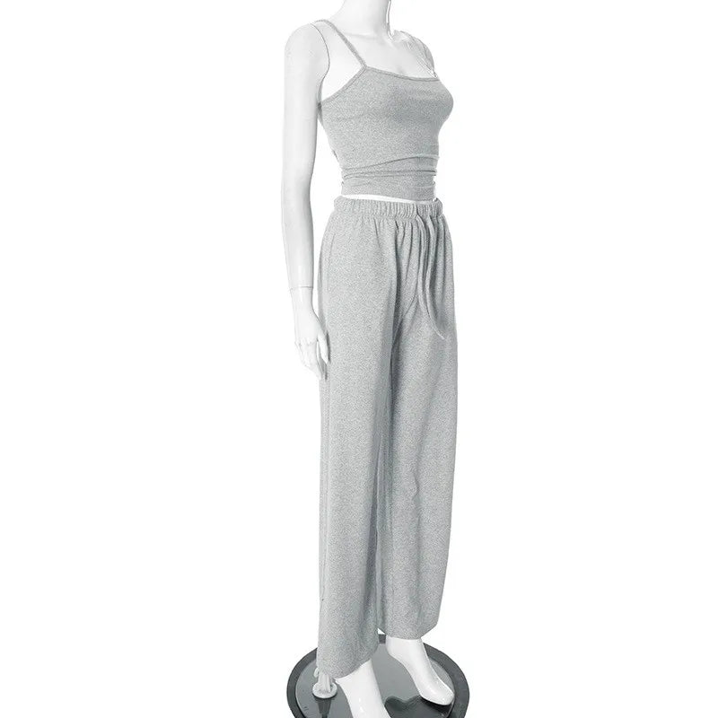 Backless Top & Trouser Set