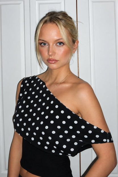 Polka Dot Crop Top