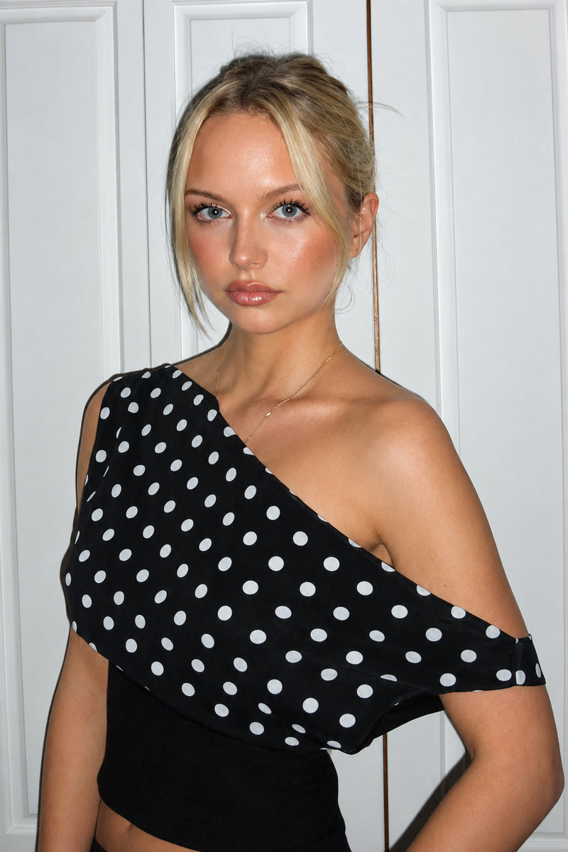 Polka Dot Crop Top