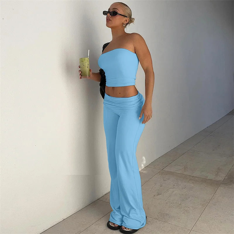 Solid Two Piece Set