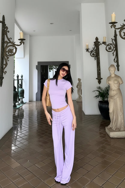 Tee & Drawstring Pants Set
