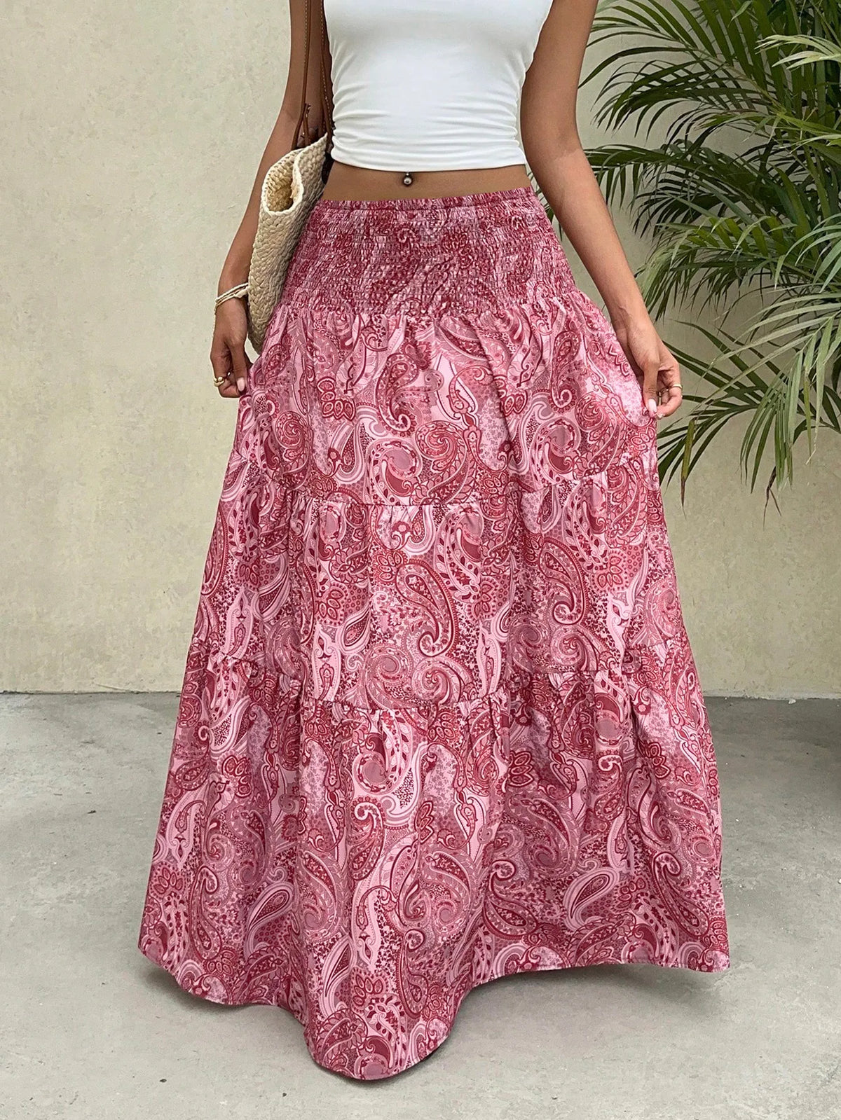 Bohemian Print Skirt