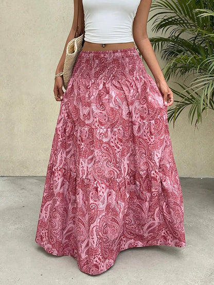 Bohemian Print Skirt