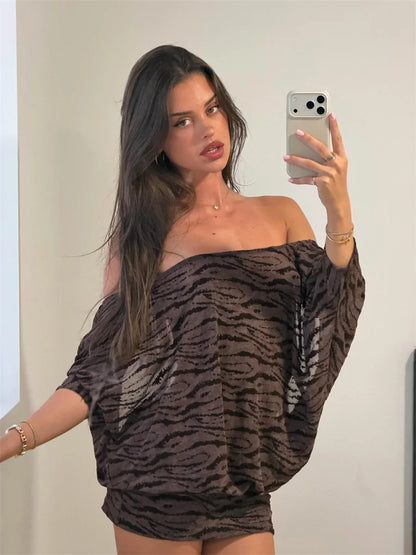Off-Shoulder Mini Dress