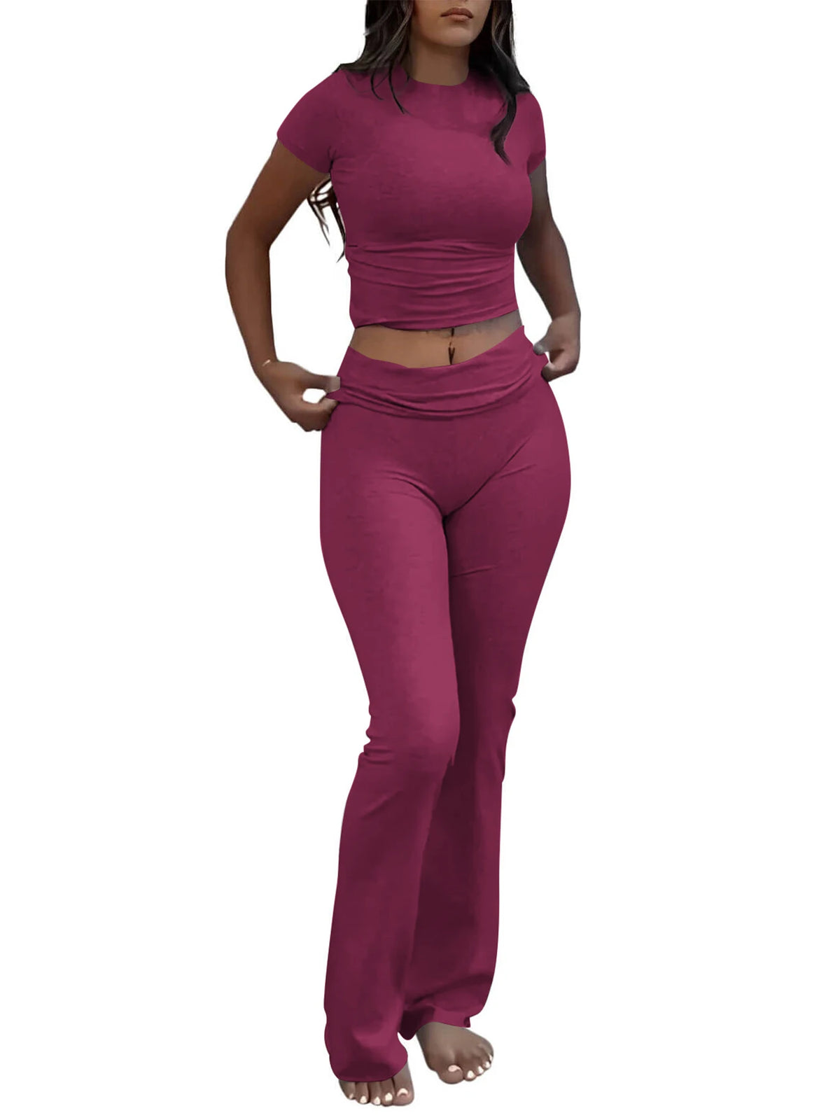 Cropped Workout Set