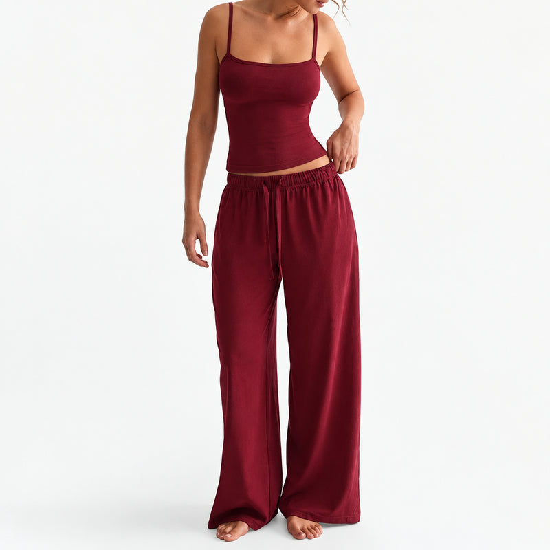 Backless Top & Trouser Set