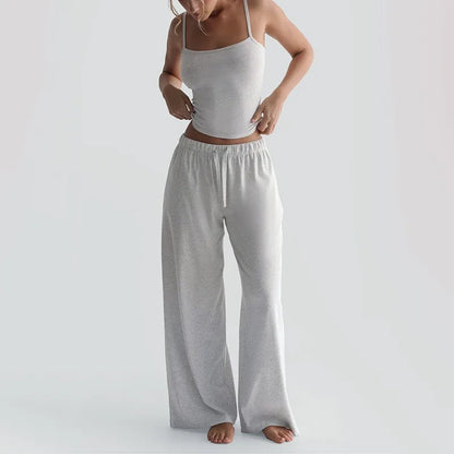 Backless Top & Trouser Set