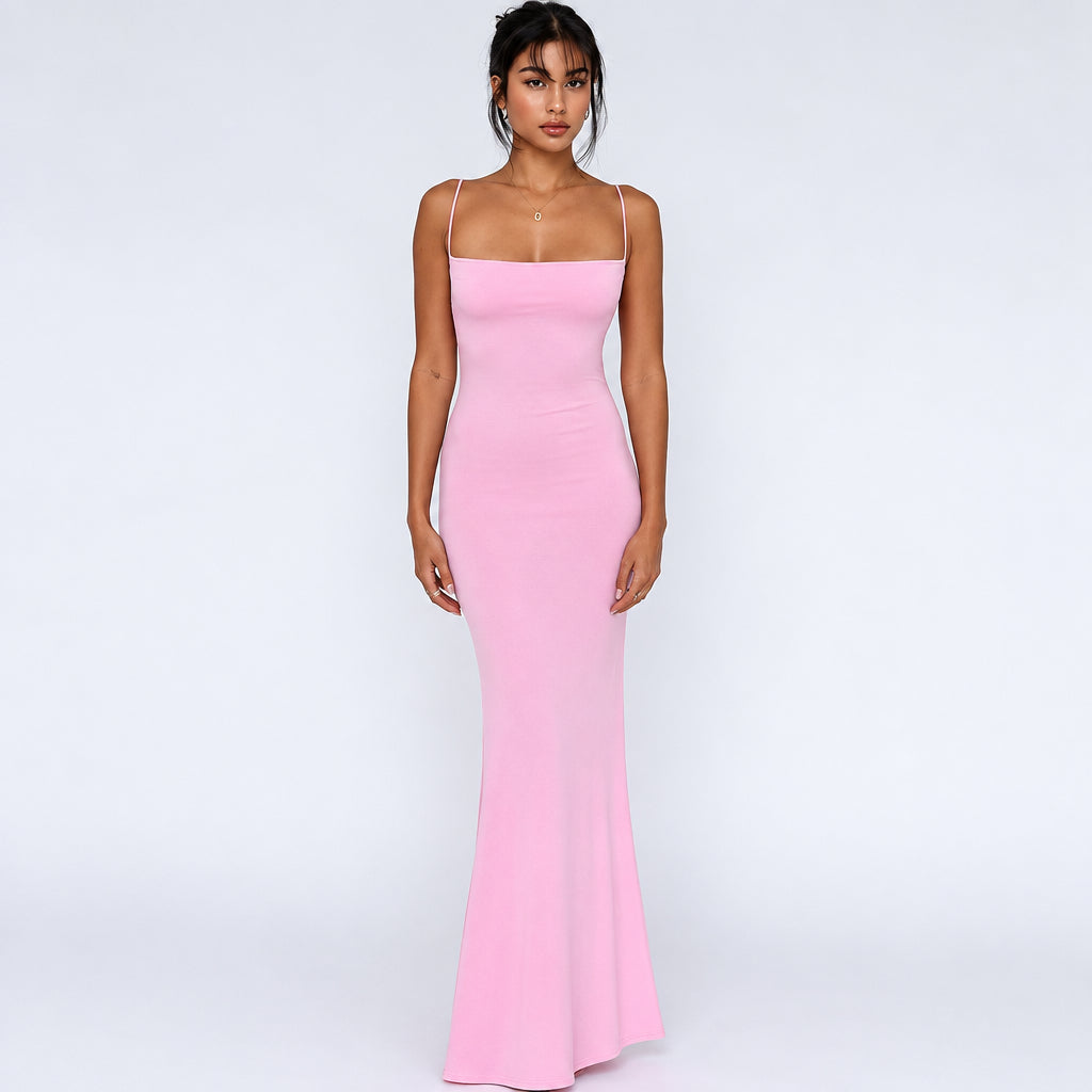 Backless Maxi Dress